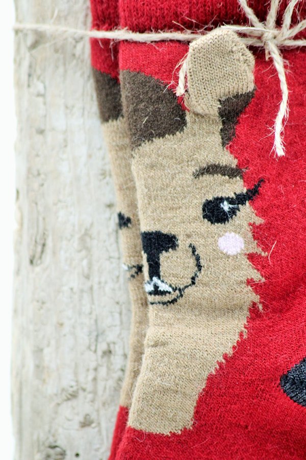 Alpakaliebe Socken rot